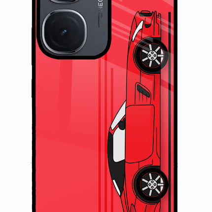 Red Velocity IQOO Neo9 Pro Glass Case