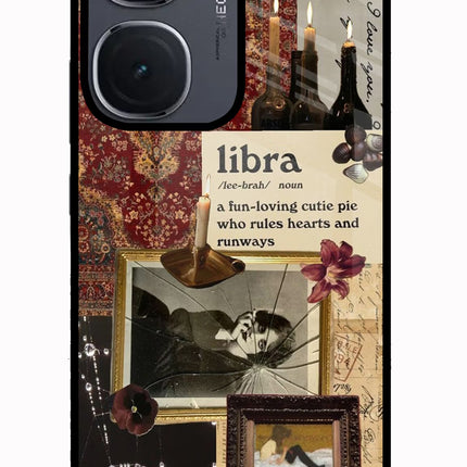 Libra Zodiac IQOO Neo9 Pro Glass Case Back Cover by Casekaro