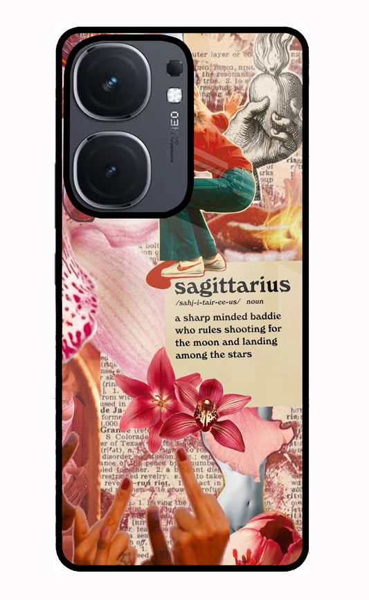 Sagittarius Zodiac IQOO Neo9 Pro Glass Case