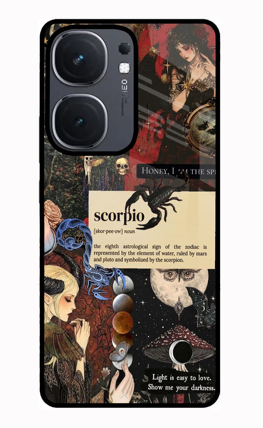 Scorpio Zodiac IQOO Neo9 Pro Glass Case