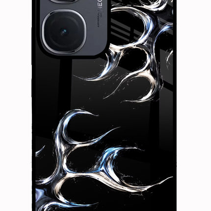 Chrome Tribal IQOO Neo9 Pro Glass Case Back Cover by Casekaro