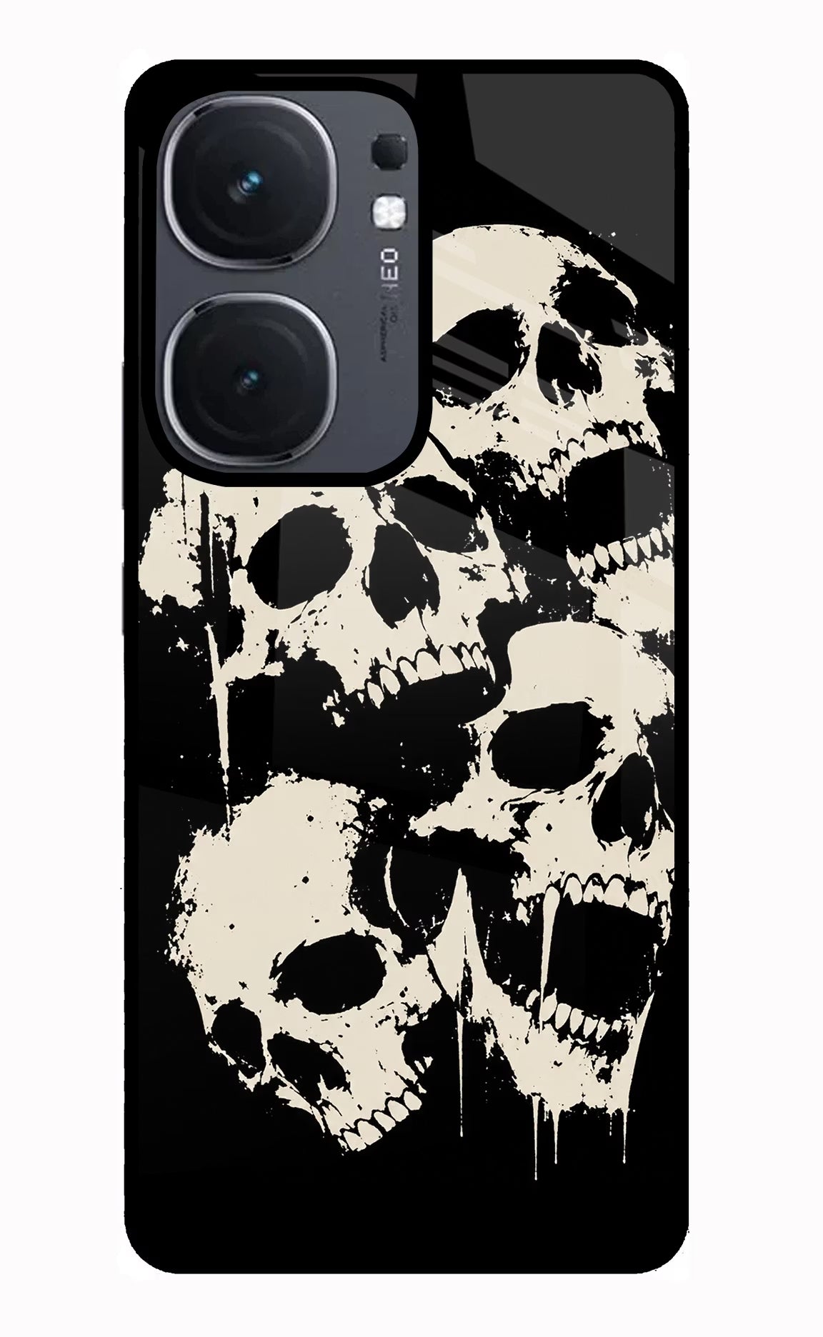 Dead Stack IQOO Neo9 Pro Glass Case Back Cover by Casekaro