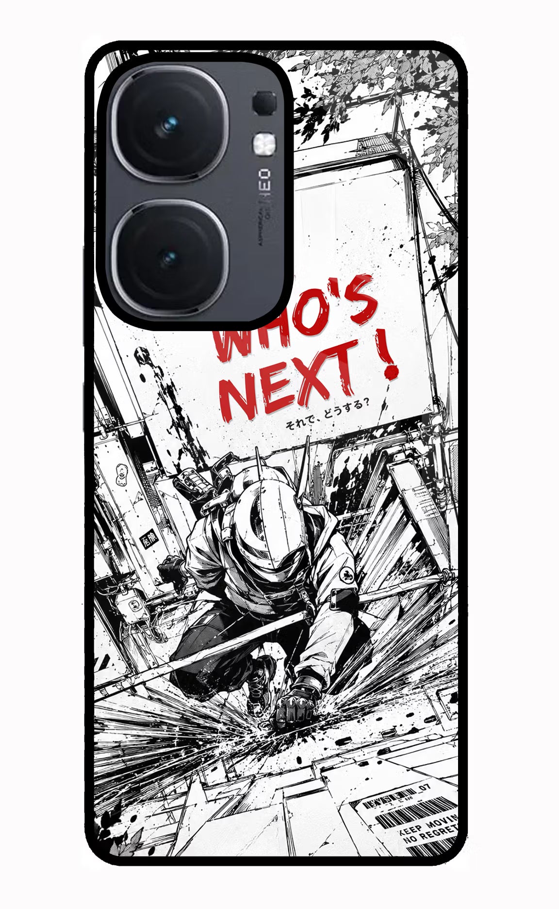 Who's Next IQOO Neo9 Pro Glass Case Back Cover by Casekaro