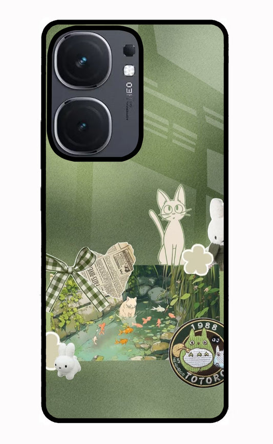 Aesthetic anime IQOO Neo9 Pro Glass Case