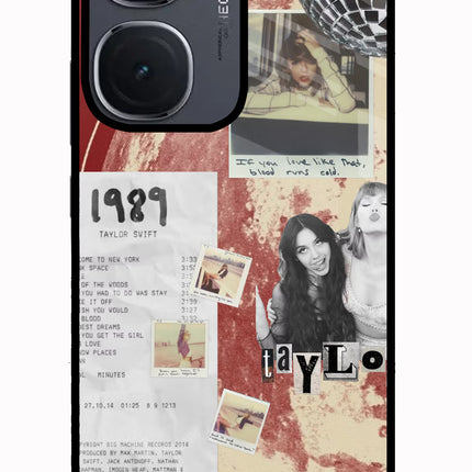 Taylor Swift IQOO Neo9 Pro Glass Case Back Cover by Casekaro