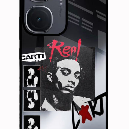 Playboi Carti IQOO Neo9 Pro Glass Case Back Cover by Casekaro