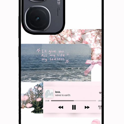 Wave to earth IQOO Neo9 Pro Glass Case Back Cover by Casekaro