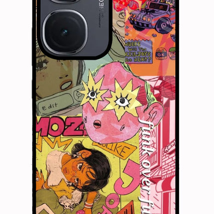 Funkover IQOO Neo9 Pro Glass Case Back Cover by Casekaro
