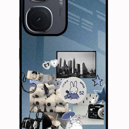 Miffy IQOO Neo9 Pro Glass Case Back Cover by Casekaro