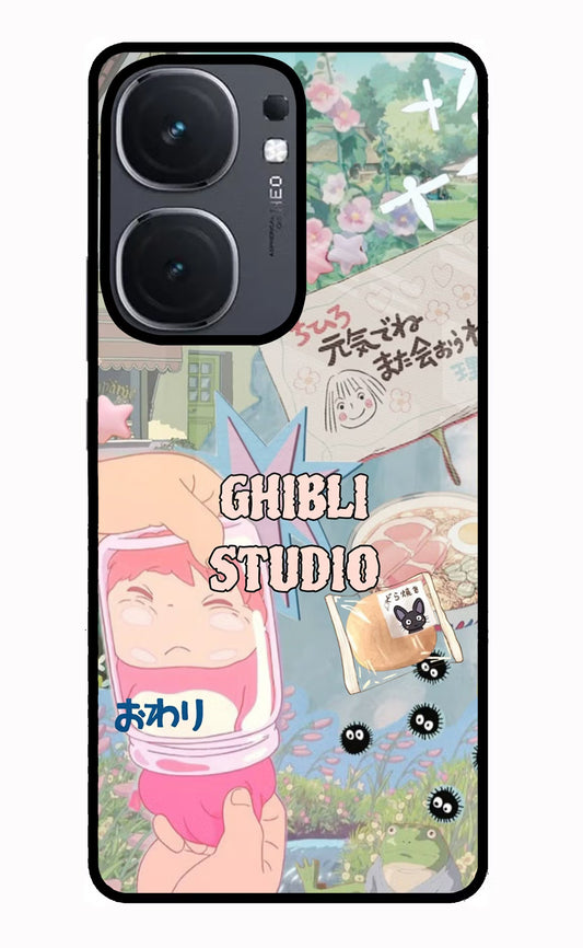 Studio Ghibli IQOO Neo9 Pro Glass Case