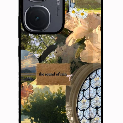 Rain IQOO Neo9 Pro Glass Case Back Cover by Casekaro