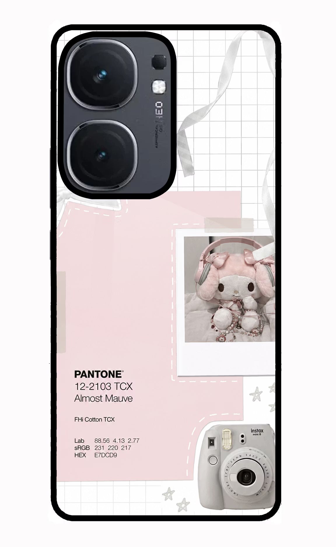 Pantone Asthetic IQOO Neo9 Pro Glass Case