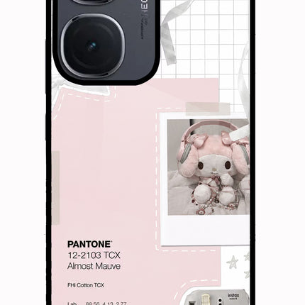Pantone Asthetic IQOO Neo9 Pro Glass Case Back Cover by Casekaro