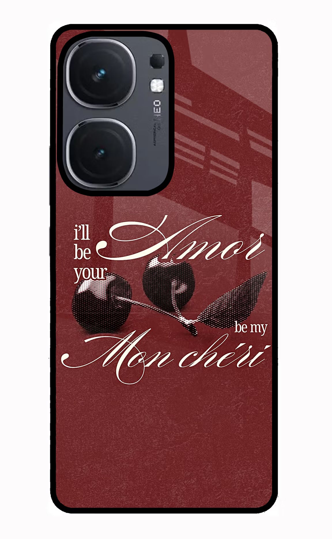 Velvet Cherry IQOO Neo9 Pro Glass Case