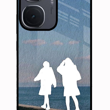 Coastal Dream IQOO Neo9 Pro Glass Case Back Cover by Casekaro