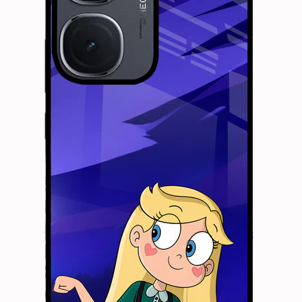 Star Glow IQOO Neo9 Pro Glass Case Back Cover by Casekaro