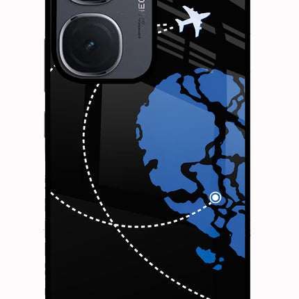Love Orbit IQOO Neo9 Pro Glass Case Back Cover by Casekaro