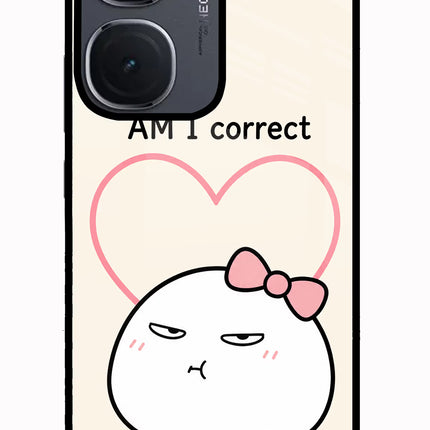 Always Right IQOO Neo9 Pro Glass Case Back Cover by Casekaro