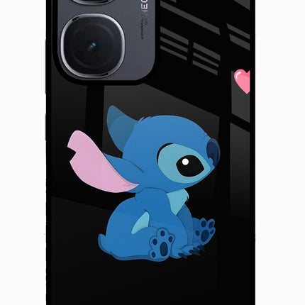 Stitch Crush IQOO Neo9 Pro Glass Case Back Cover by Casekaro