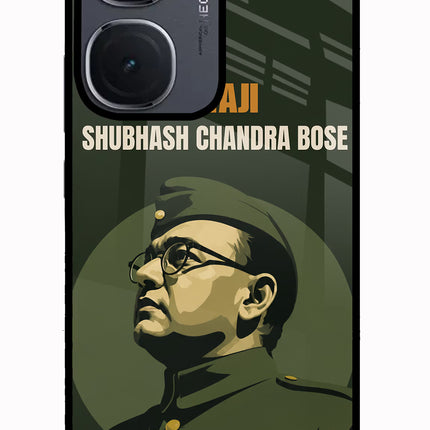 Netaji Legacy IQOO Neo9 Pro Glass Case Back Cover by Casekaro