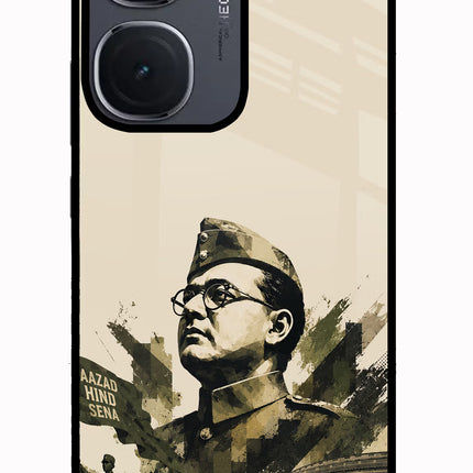 Netaji Rising IQOO Neo9 Pro Glass Case Back Cover by Casekaro