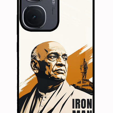Sardar Patel Iron Will IQOO Neo9 Pro Glass Case Back Cover by Casekaro