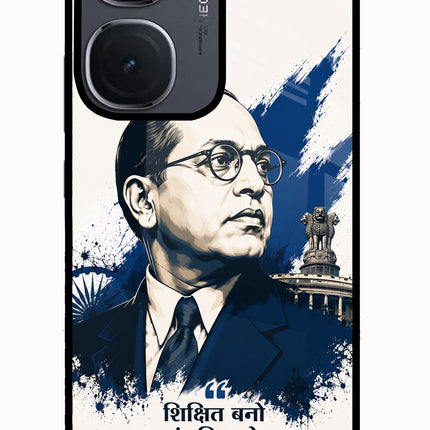 Dr. Ambedkar Visionary IQOO Neo9 Pro Glass Case Back Cover by Casekaro