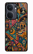 Folk Print IQOO Neo9 Pro Glass Case