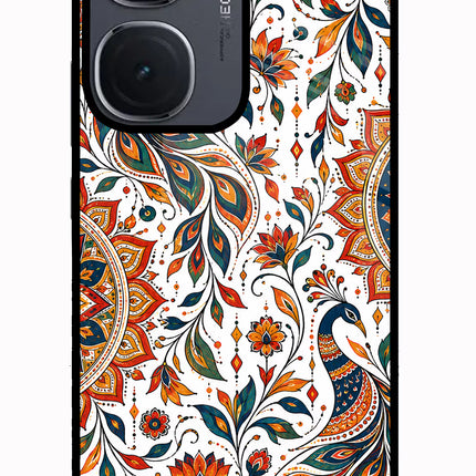 White Mayura IQOO Neo9 Pro Glass Case