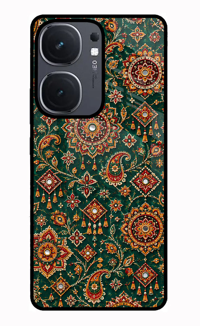 Green Pataka IQOO Neo9 Pro Glass Case