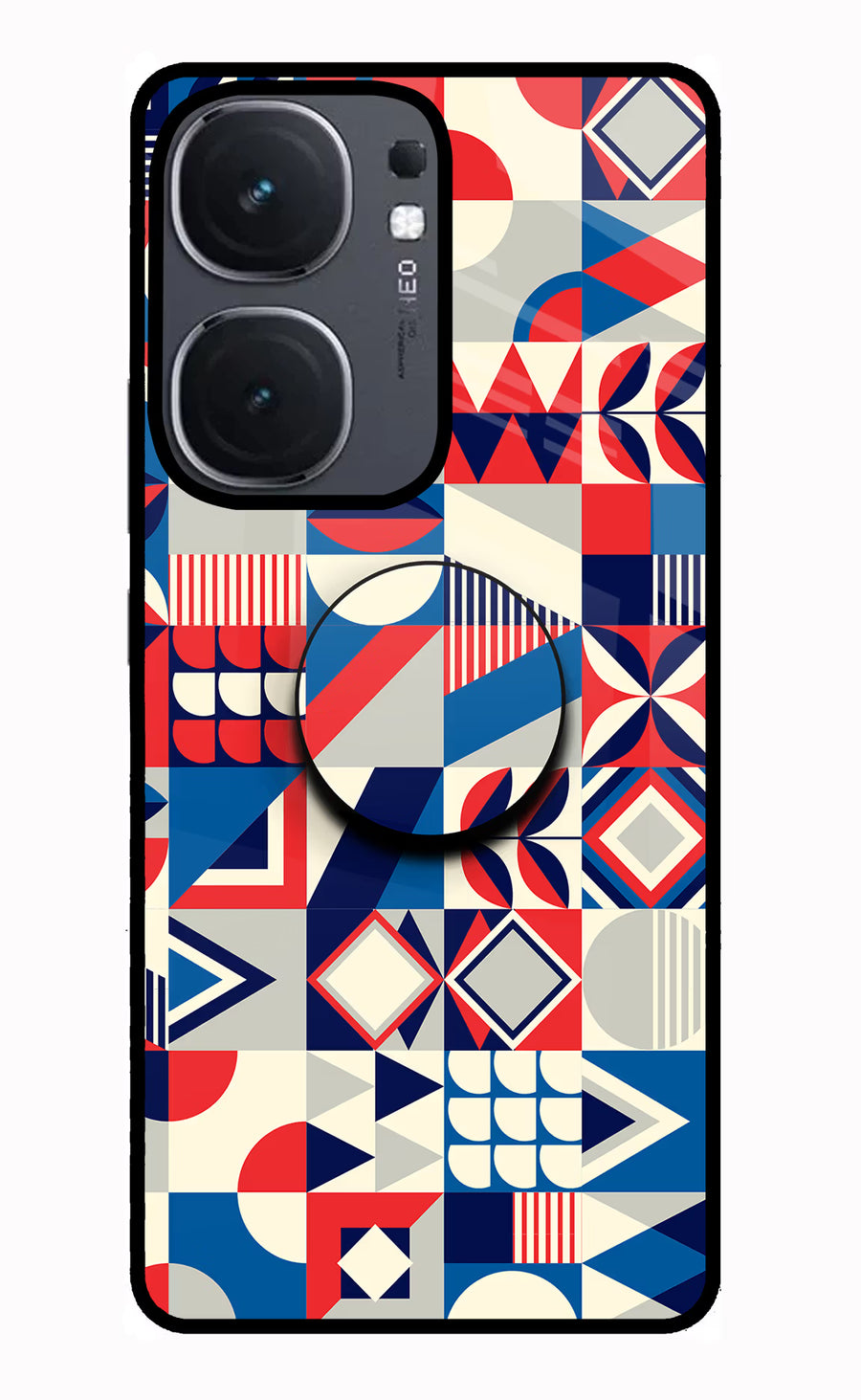 Colorful Pattern IQOO Neo9 Pro Pop Case, Glass case