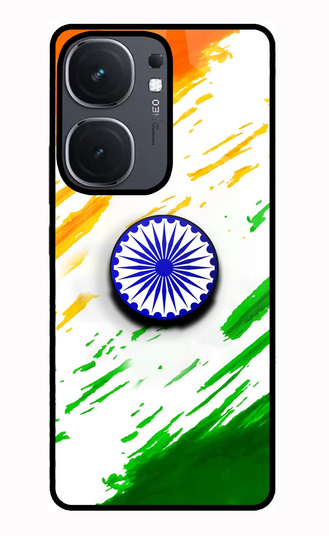 Indian Flag Ashoka Chakra IQOO Neo9 Pro Pop Case by Casekaro