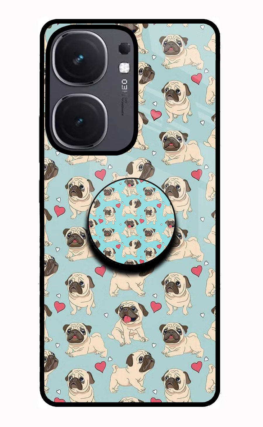 Pug Dog IQOO Neo9 Pro Pop Case, Glass case