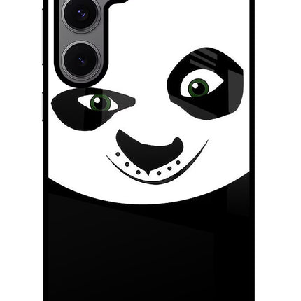 Panda Samsung S24 FE 5G Glass Case Back Cover by Casekaro