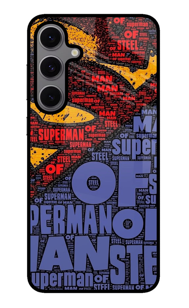 Superman Samsung S24 FE 5G Glass Case