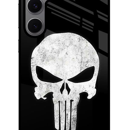 Punisher Skull Samsung S24 FE 5G Glass Case