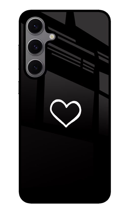 Heart Samsung S24 FE 5G Glass Case