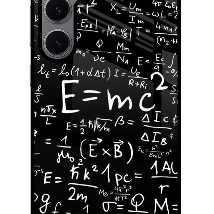 Physics Formula Samsung S24 FE 5G Glass Case Back Cover by Casekaro