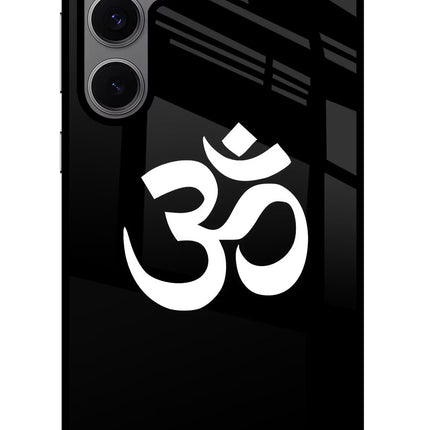 Om Samsung S24 FE 5G Glass Case Back Cover by Casekaro