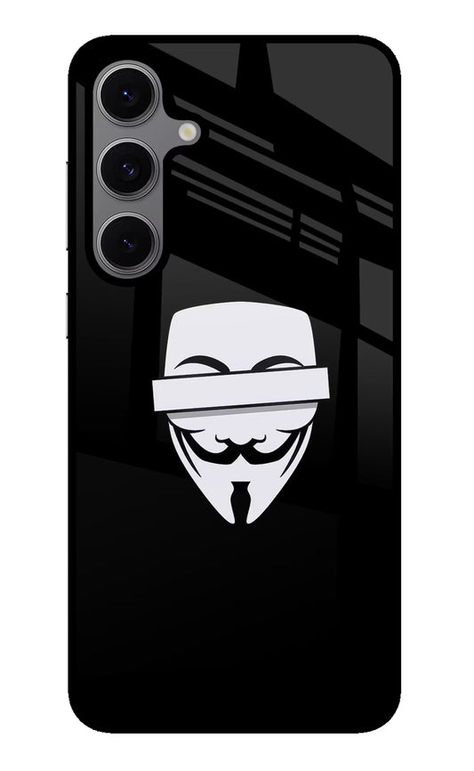Anonymous Face Samsung S24 FE 5G Glass Case