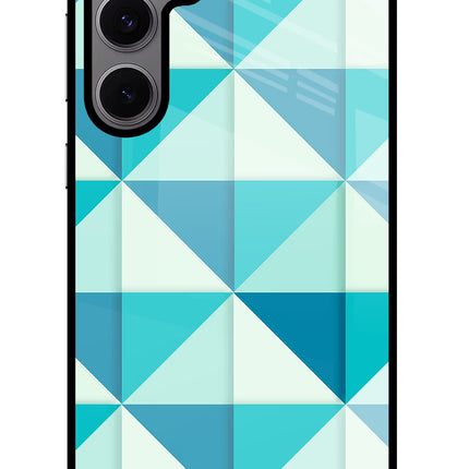 Abstract Samsung S24 FE 5G Glass Case Back Cover by Casekaro