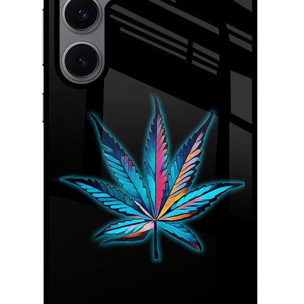 Weed Samsung S24 FE 5G Glass Case