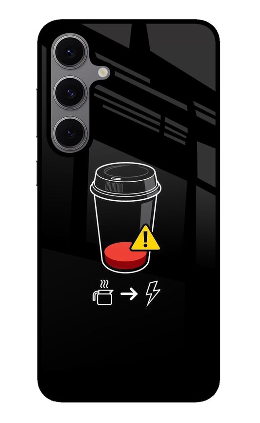 Coffee Samsung S24 FE 5G Glass Case