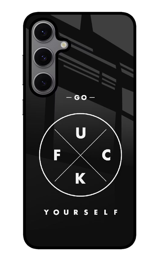 Go Fuck Yourself Samsung S24 FE 5G Glass Case