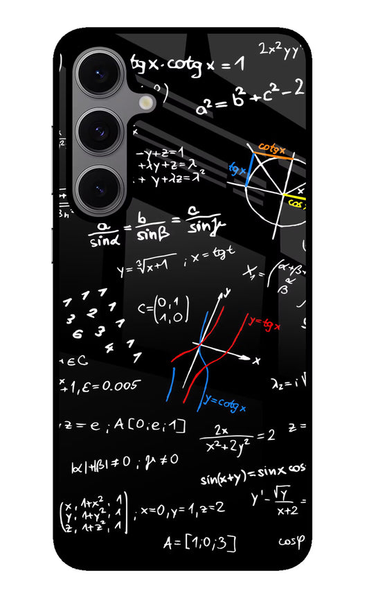 Mathematics Formula Samsung S24 FE 5G Glass Case