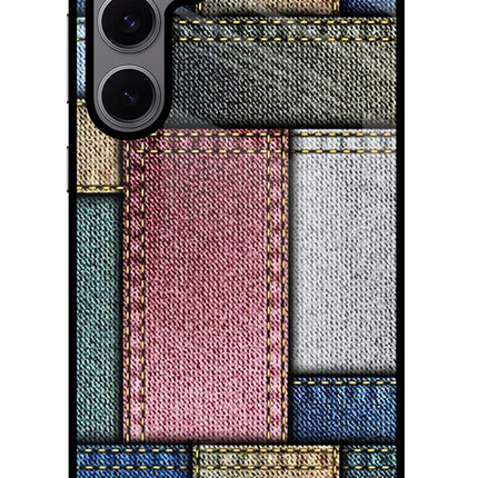Multicolor Jeans Samsung S24 FE 5G Glass Case