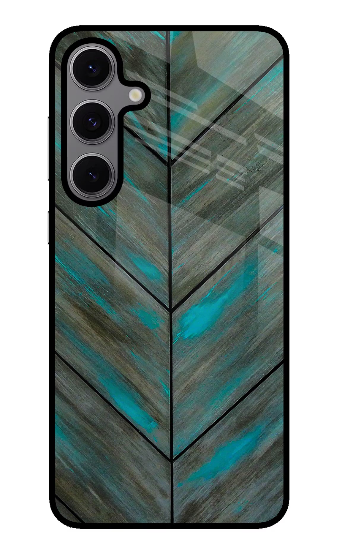 Pattern Samsung S24 FE 5G Glass Case Back Cover by Casekaro