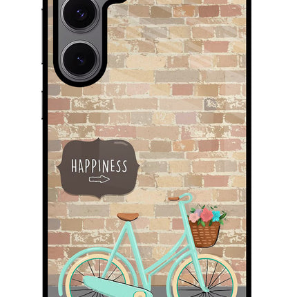 Happiness Artwork Samsung S24 FE 5G Glass Case Back Cover by Casekaro