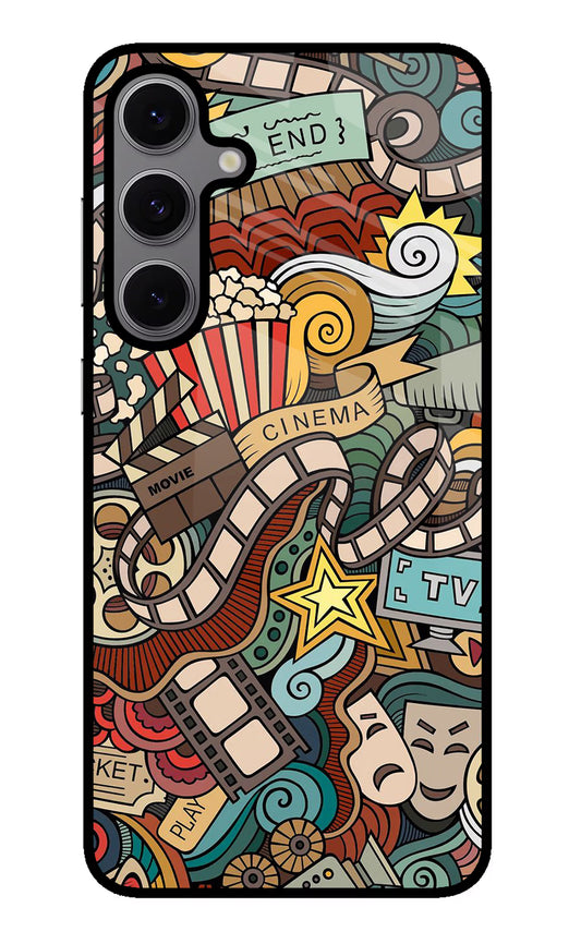 Cinema Abstract Samsung S24 FE 5G Glass Case