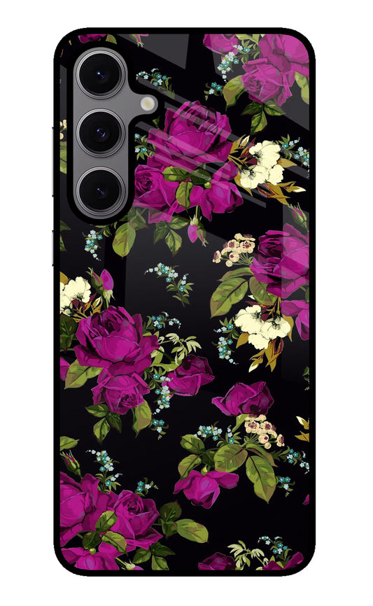 Flowers Samsung S24 FE 5G Glass Case